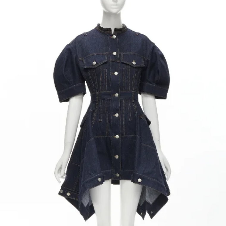 Pre-owned Denim dresses Alexander McQueen Pre-owned