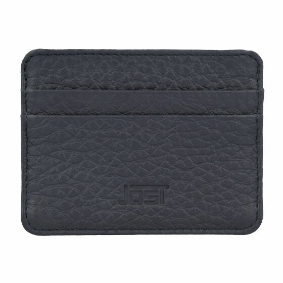 Jost Copenhagen Credit Card Case Leather 10 cm black