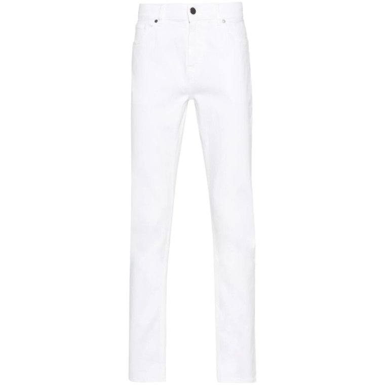 Białe Dżinsy Slim Fit 7 For All Mankind