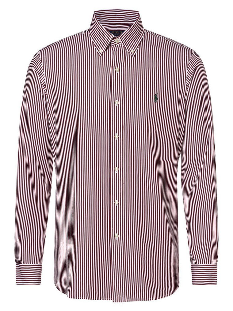 Polo Ralph Lauren - Koszula męska  Custom Fit, czerwony|biały
