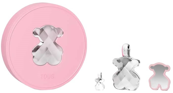 Zestaw prezentowy damski Tous Loveme The Silver Perfumy damskie w sprayu 90 ml, 3 elementy (8436603330930). Perfumy damskie