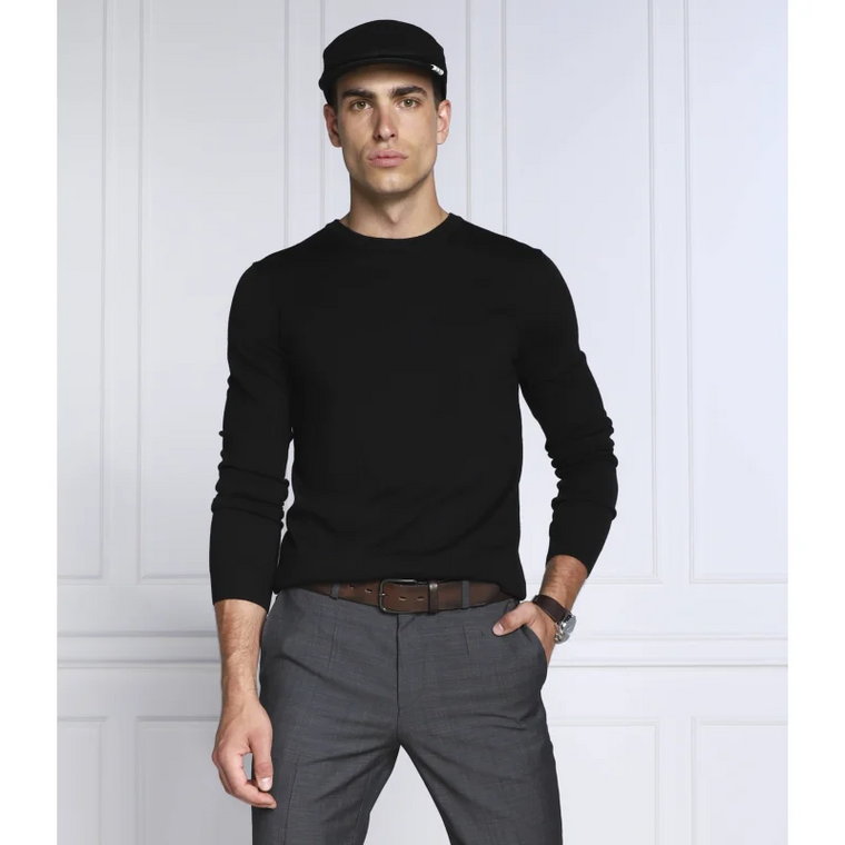 HUGO Wełniany sweter San Cedric-M1 | Regular Fit
