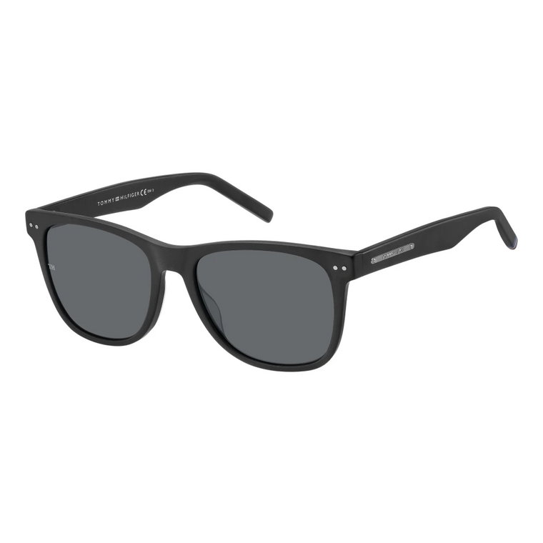 Matowe Czarne/Szare Okulary przeciwsłoneczne TH 1712/S Tommy Hilfiger
