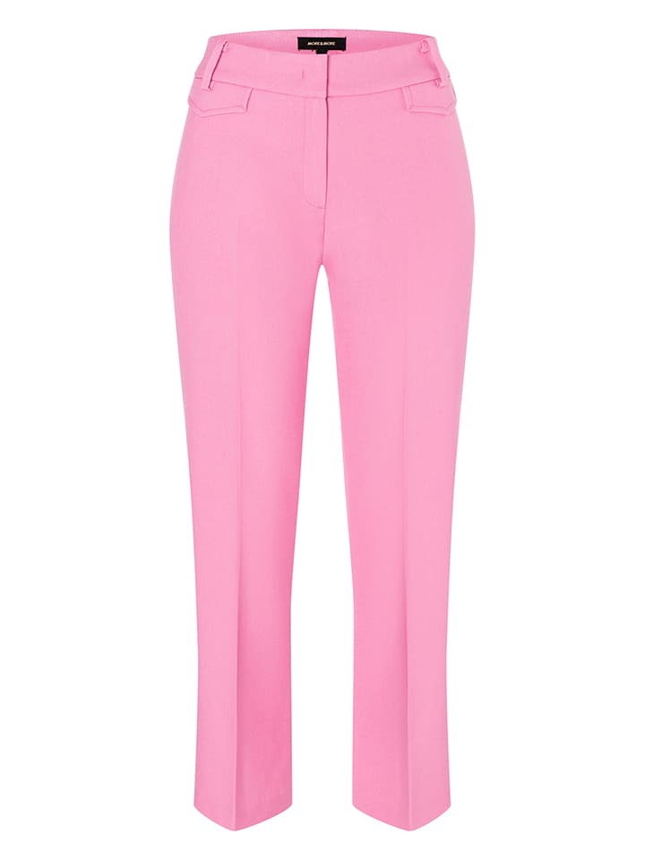 More & More Spodnie chino w kolorze różowym