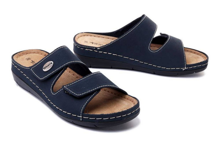 TAMARIS 27510-28 805 navy, klapki damskie