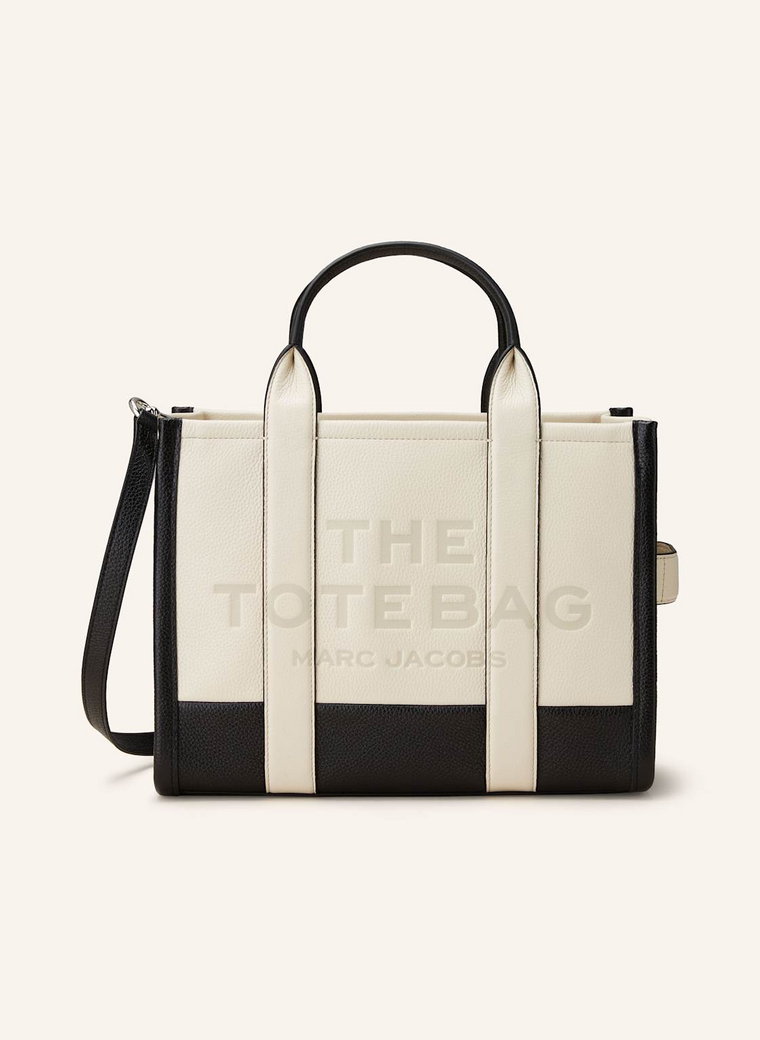 Marc Jacobs Torba Shopper The Colorblock Medium Tote Bag weiss