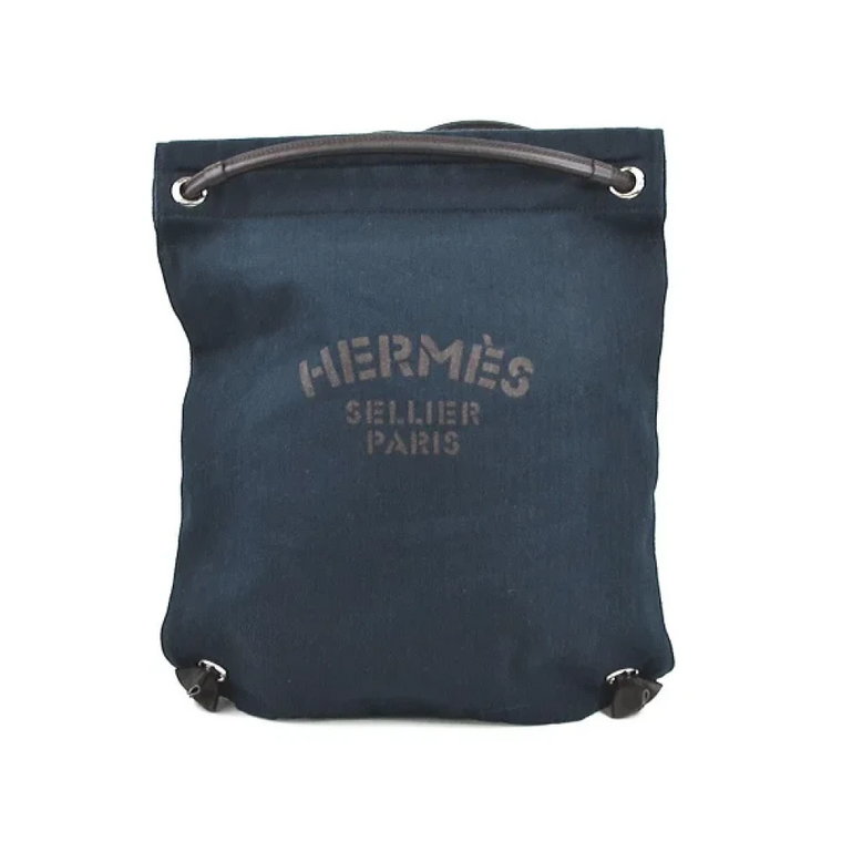 Pre-owned Cotton backpacks Hermès Vintage