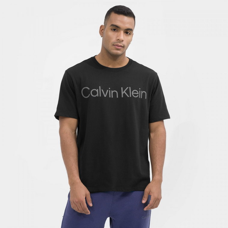 Męska koszulka treningowa CALVIN KLEIN MEN 00GMS3K109 - czarna