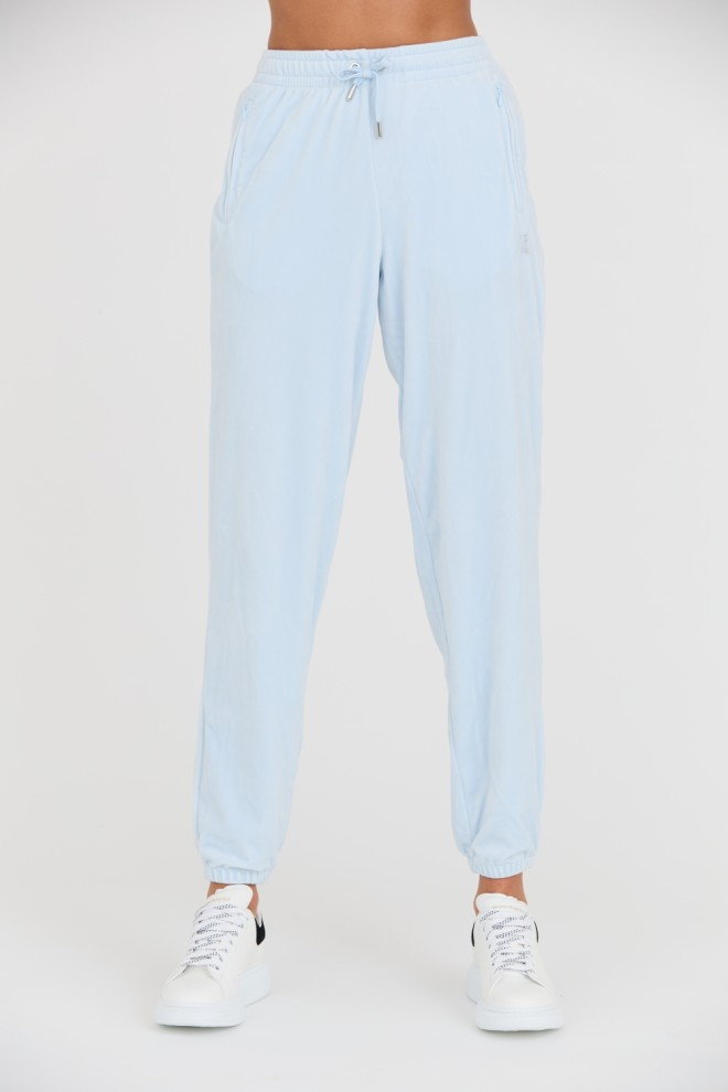 JUICY COUTURE Niebieskie spodnie dresowe Lilian Jogger