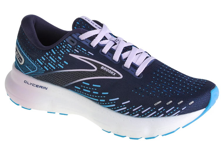 Brooks Glycerin 20 1203691B499, Damskie, Granatowe, buty do biegania, tkanina, rozmiar: 38