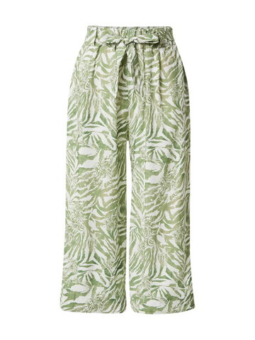 ZABAIONE Spodnie 'Maya'  pastelowy zielony / jasnozielony / biały
