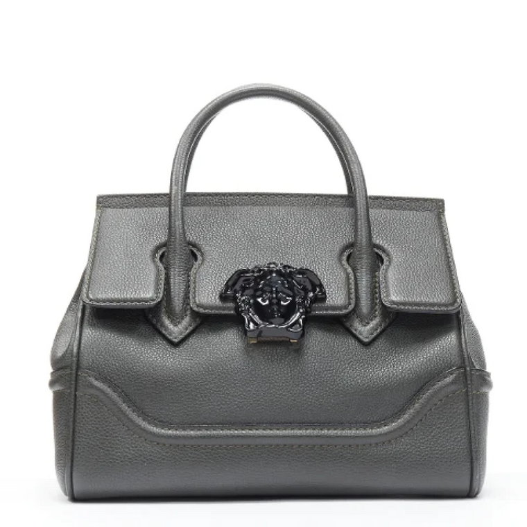 Pre-owned Leather handbags Versace Pre-owned