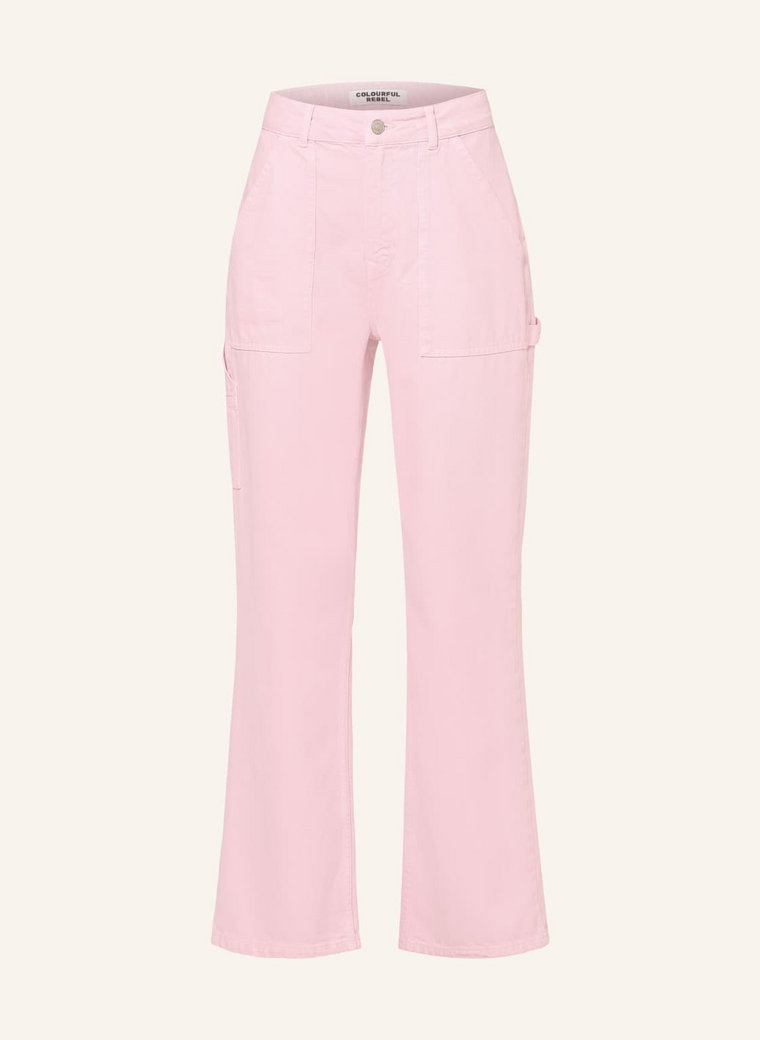 Colourful Rebel Jeansy Straight Tinsley pink