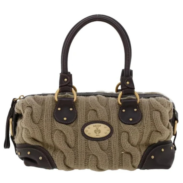 Pre-owned Wool handbags Bally Pre-owned