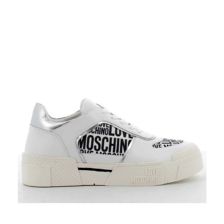 Bianca Modne Sneakersy Damskie Love Moschino