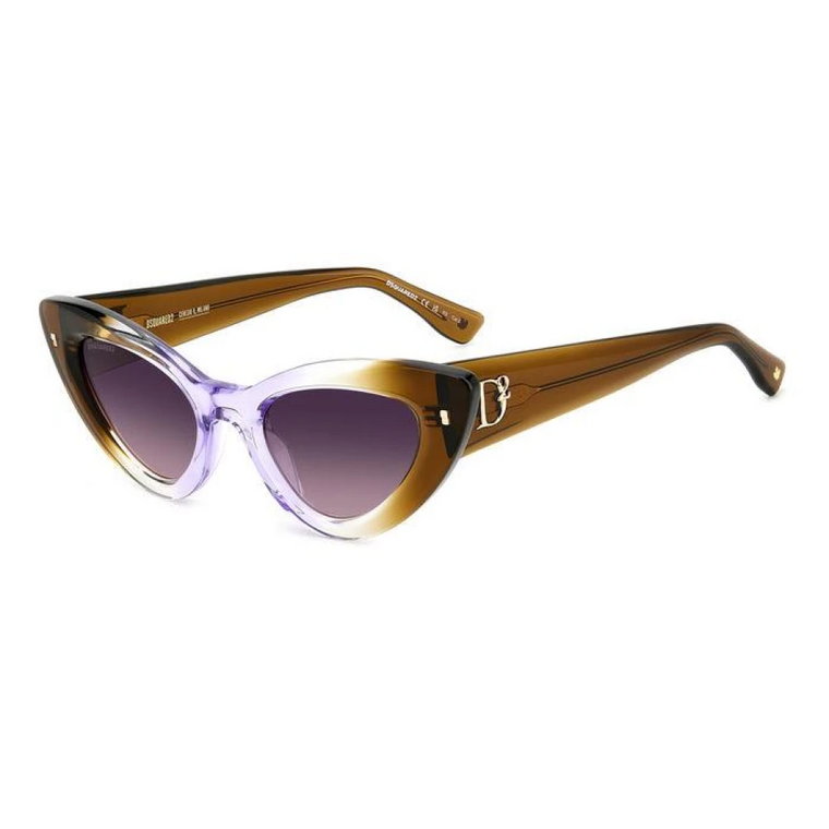 Nowoczesne Glamourowe Okulary Przeciwsłoneczne Dsquared2