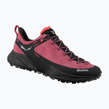 Buty trekkingowe damskie Salewa Dropline Leather różowe 61394 | WYSYŁKA W 24H | 30 DNI NA ZWROT