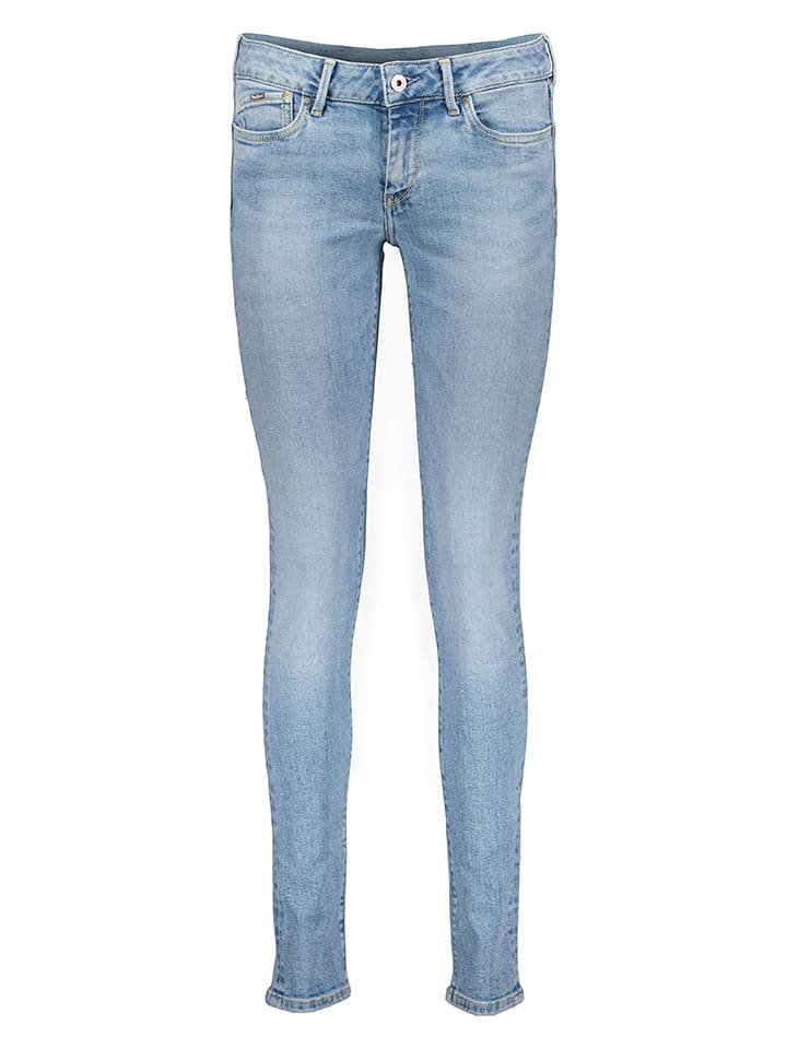 Pepe Jeans Dżinsy - Skinny fit - w kolorze błękitnym