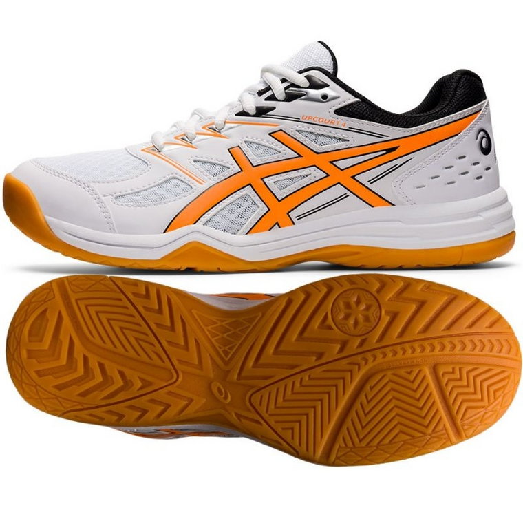 Buty do siatkówki Asics Upcourt 4 M 1071A053 104 białe