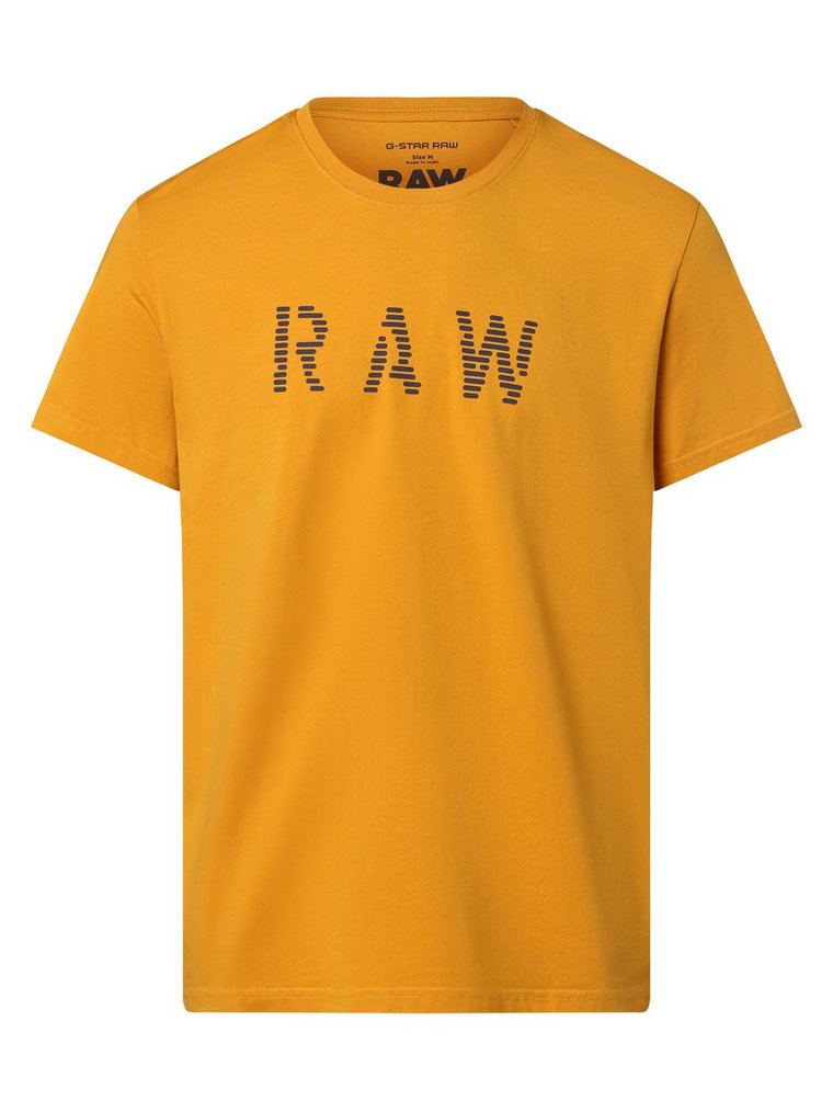 G-Star RAW - T-shirt męski, żółty