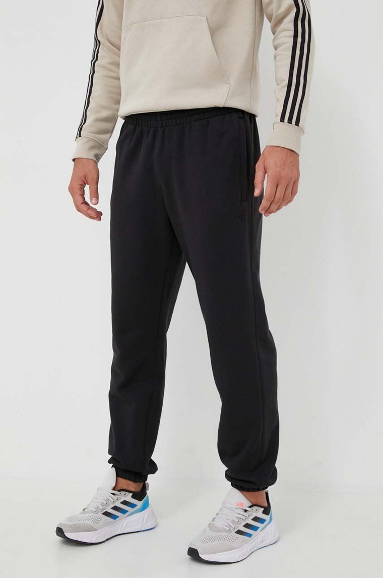 adidas Originals spodnie dresowe bawełniane kolor czarny gładkie HK2866