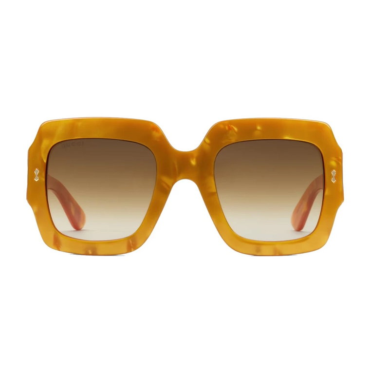 Okulary przeciwsłoneczne z kwadratową oprawką i gradientowymi soczewkami Gucci