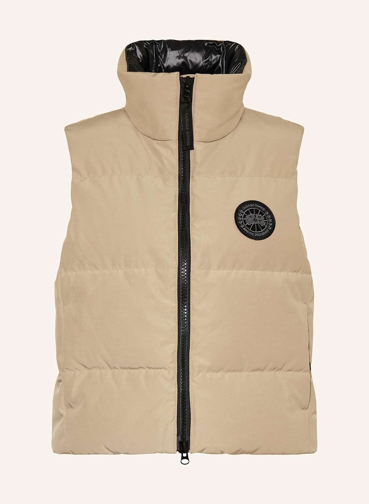 Canada Goose Krótka Kamizelka Puchowa beige