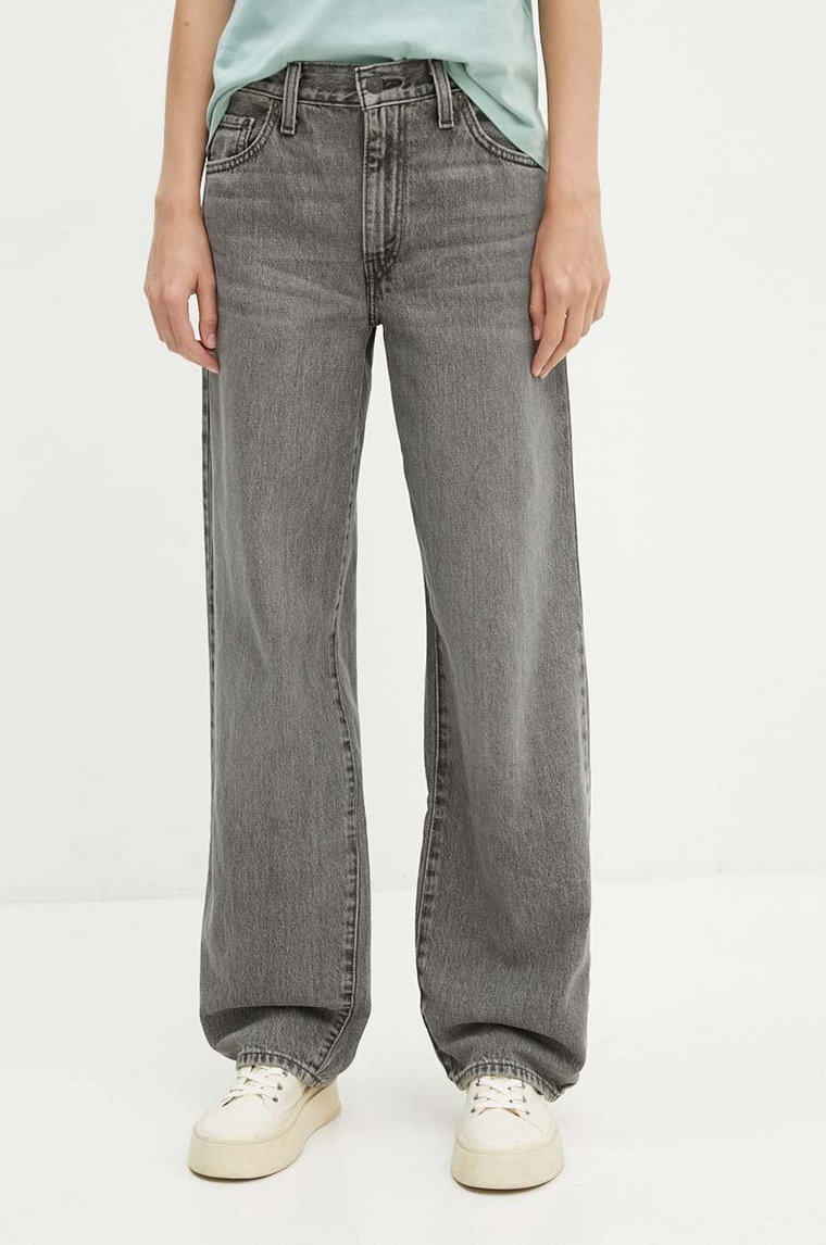 Levi's jeansy BAGGY DAD damskie medium waist