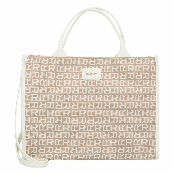 Replay Torba na ramię 38 cm dirty white - sand