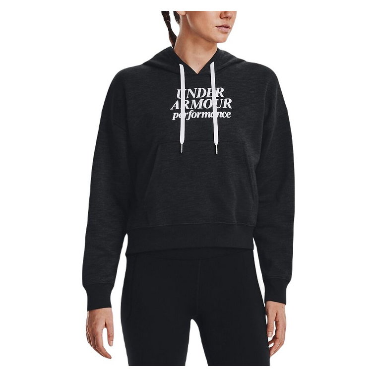 Bluza damska z kapturem Under Armour Essential Fleece Script 1374107