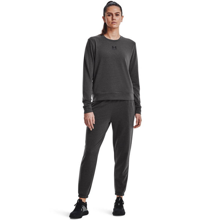 Damskie spodnie treningowe UNDER ARMOUR Rival Terry Jogger - szare