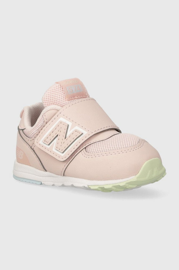 New Balance sneakersy dziecięce NW574MSE kolor różowy