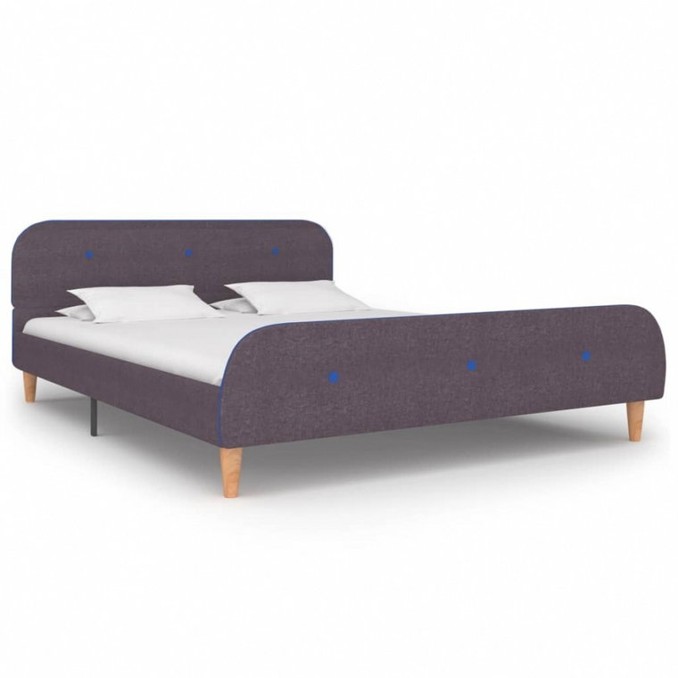 Rama łóżka, kolor taupe, tapicerowana tkaniną, 140 x 200 cm kod: V-280938