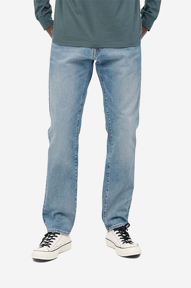 Carhartt WIP jeansy bawełniane Klondike Pant I029207.BLUE.LIGHT-BLUE.LIGHT