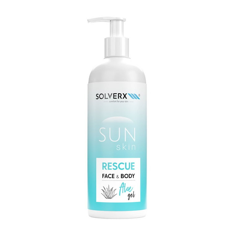 Solverx Sun Skin Rescue Żel po opalaniu do twarzy i ciała 250ml