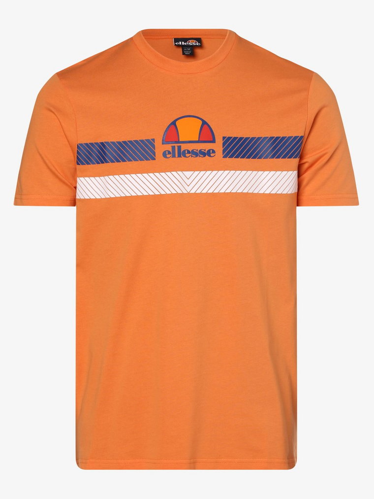 ellesse - T-shirt męski  Glisenta, pomarańczowy