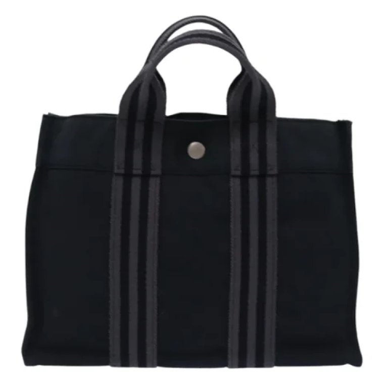 Pre-owned Canvas totes Hermès Vintage