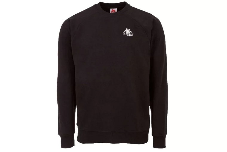 Kappa Taule Sweatshirt 705421-19-4006, Męskie, Czarne, bluzy, bawełna, rozmiar: L