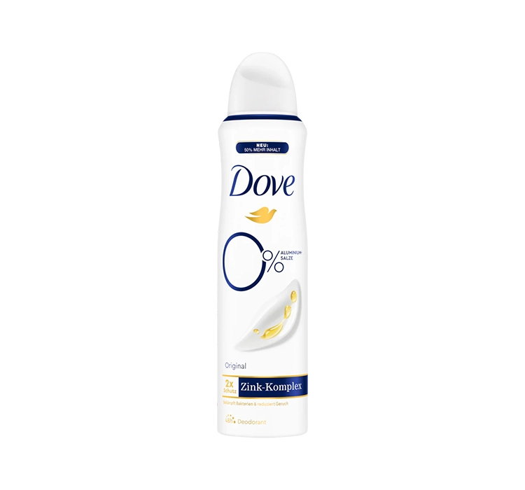 DOVE ZINC KOMPLEX ANTYPERSPIRANT W SPRAYU ORIGINAL 150ML