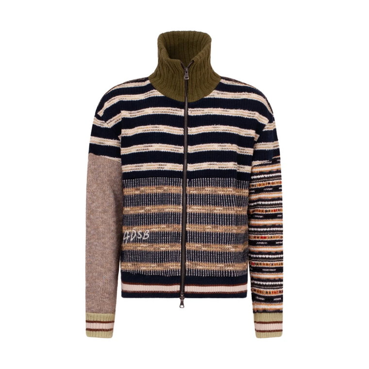 Patchwork Zip-Up Cardigan Andersson Bell
