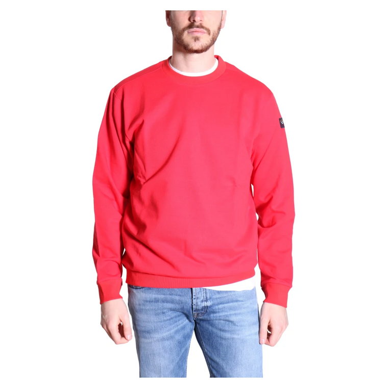 Klasyczny Czerwony Sweter dla Mężczyzn - Wysoka Jakość i Uniwersalność Paul & Shark