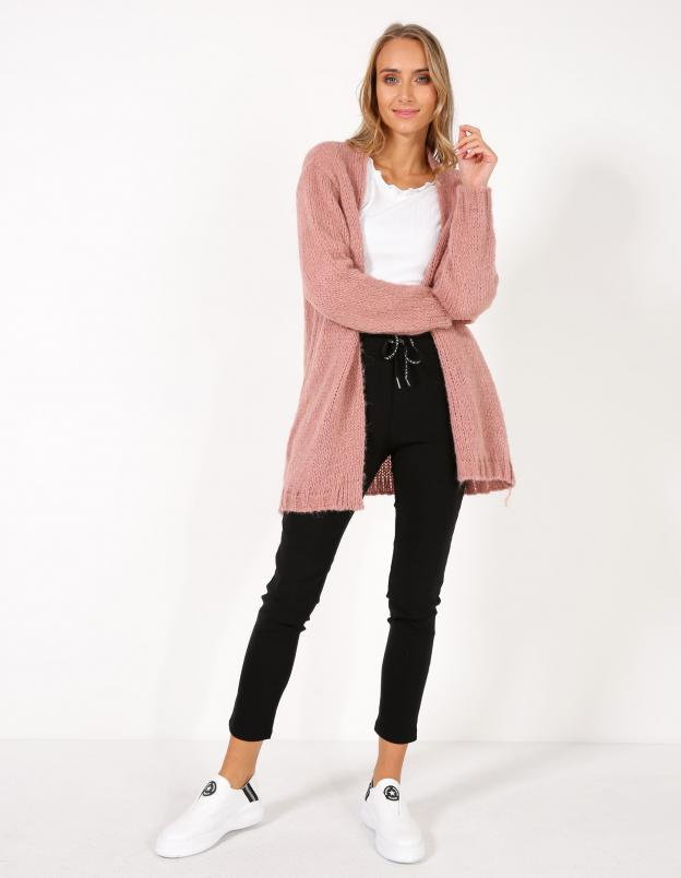 NIEZAPINANY SWETER 218-3477 ROSA AN
