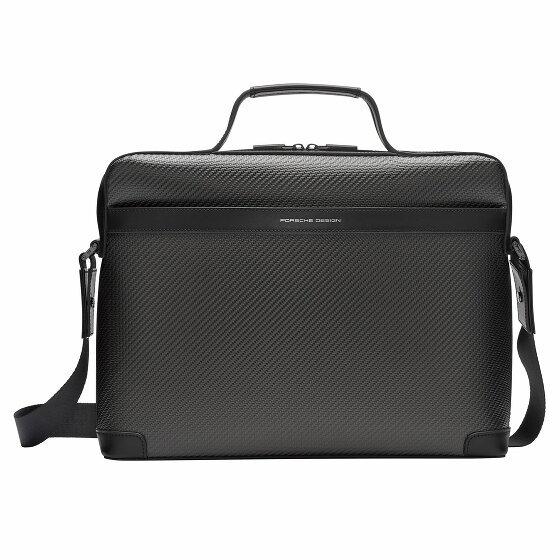 Porsche Design Carbon Briefcase 38 cm komora na laptopa black