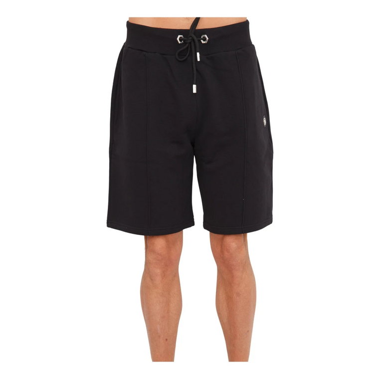 Nero Jogging Shorts - Stylowe i Wygodne Philipp Plein