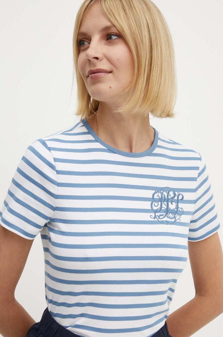 Lauren Ralph Lauren t-shirt damski kolor biały 200945775