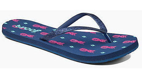 REEF STARGAZER PRINTS NAVY PINEAPPLE japonki - 36EUR