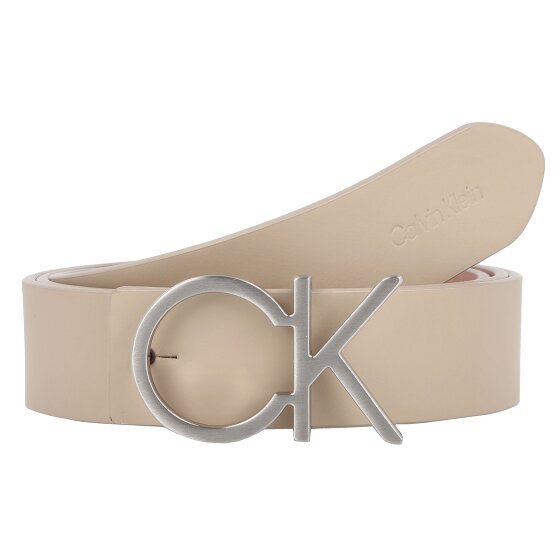 Calvin Klein Re-Lock Odwracalny pasek Skórzany silver mink- ash rose 90 cm