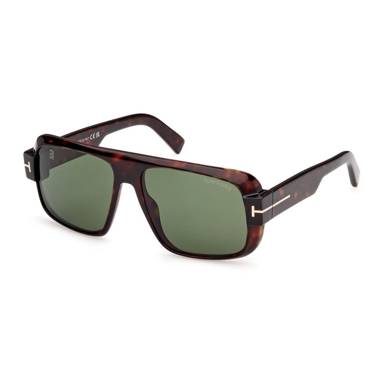 Okulary Przeciwsłoneczne Turner Czarno/Zielone Tom Ford