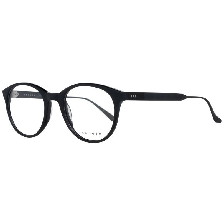 Czarne Męskie Okulary Optyczne Sandro