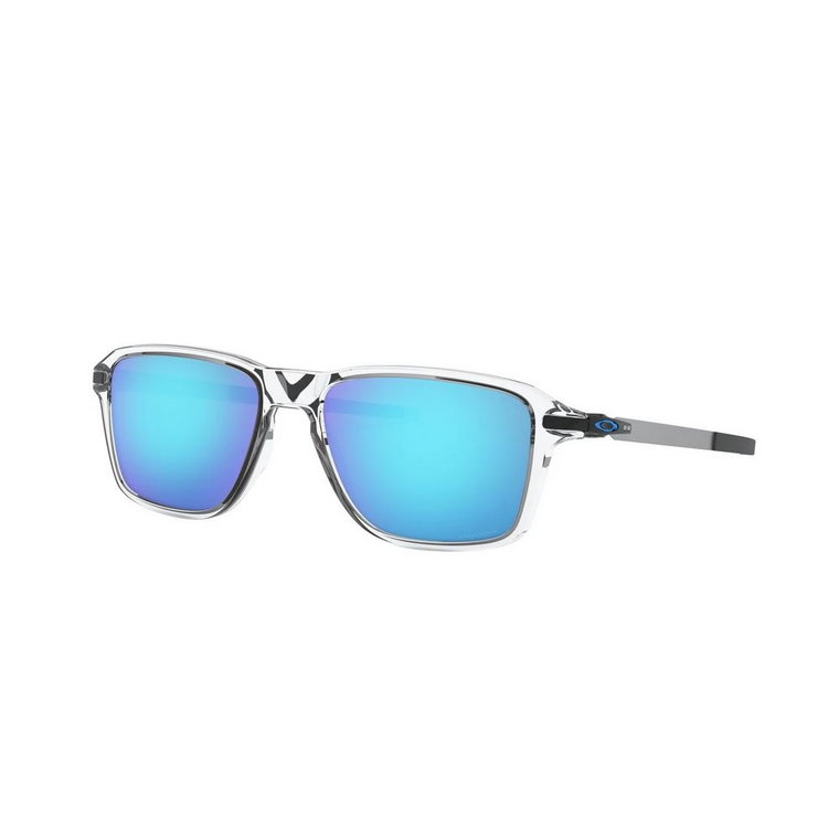 Sportowe okulary przeciwsłoneczne z niebieskimi soczewkami Oakley